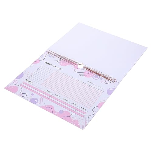 CONGARTENO Undatiertes Habit Tracker Kalender Spiralplaner Monatsübersicht mit Metallbindung Kreativer Gewohnheits Tracker und Workout Planer Großflächig für Notizen zur CONGARTENO Undatiertes Habit Tracker Kalender Spiralplaner Monatsübersicht mit Metallbindung Kreativer Gewohnheits Tracker und Workout Planer Großflächig für Notizen zur von CONGARTENO