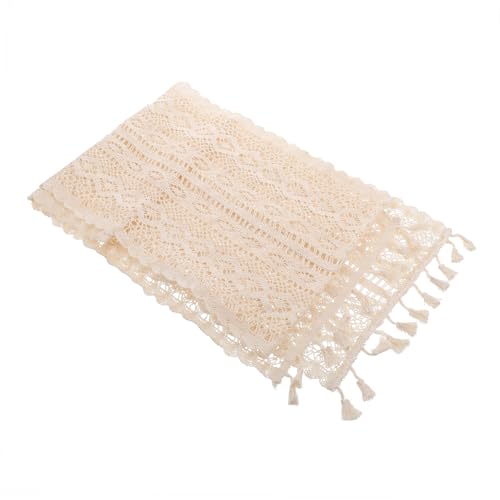 CONGARTENO Vintage Spitzen Tischdecke aus Baumwolle rutschfeste Komfortable Tischdecke Handgefertigte Gehäkelte Tischläufer für Wohnzimmer Party Bankett und Gemütliche Esszimmerdekoration CONGARTENO Vintage Spitzen Tischdecke aus Baumwolle rutschfeste Komfortable Tischdecke Handgefertigte Gehäkelte Tischläufer für Wohnzimmer Party Bankett und Gemütliche Esszimmerdekoration von CONGARTENO