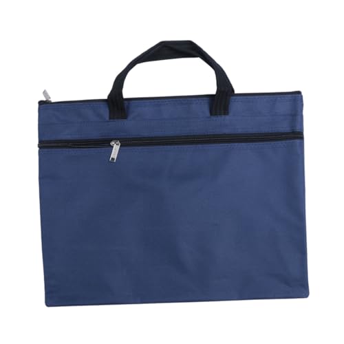 CONGARTENO Wasserdichte Dokumententasche Multifunktional mit Reißverschluss Business Aktenmappe Handliche Datei Organizer Reise Konferenzmappe für Büro und Unterwegs in Marineblau CONGARTENO Wasserdichte Dokumententasche Multifunktional mit Reißverschluss Business Aktenmappe Handliche Datei Organizer Reise Konferenzmappe für Büro und Unterwegs in Marineblau von CONGARTENO