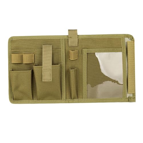 CONGARTENO Wasserdichter Taktischer Kartenhalter mit Vielseitigem Organizer für Outdoor Tragbarer Notizbuch und Kartenbinder für Wanderungen und Militärische Einsätze von CONGARTENO