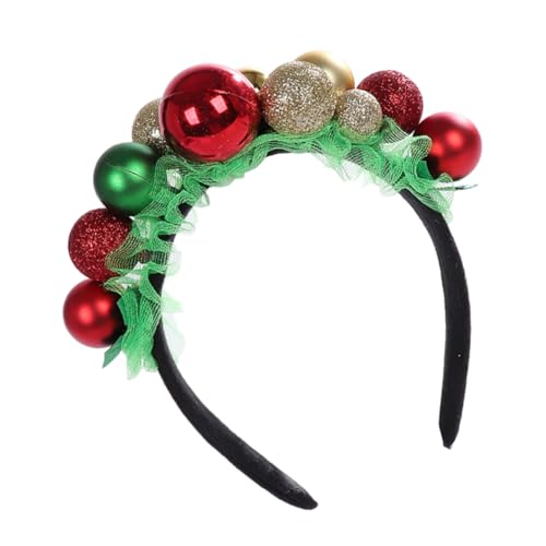 CONGARTENO Weihnachtsglöckchen Haarreif Kreatives Haarschmuck Accessoire mit Glocken Bunte Stirnband Dekoration für Weihnachtsfeiern Hochwertiges und Stoffmaterial als Foto Requisite CONGARTENO Weihnachtsglöckchen Haarreif Kreatives Haarschmuck Accessoire mit Glocken Bunte Stirnband Dekoration für Weihnachtsfeiern Hochwertiges und Stoffmaterial als Foto Requisite von CONGARTENO