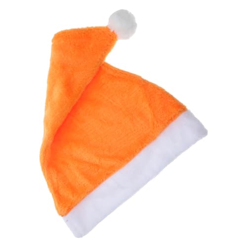 CONGARTENO Weihnachtsmütze und Erwachsene Orange Santa Claus Mütze Kurzplüsch Xmas Deko Hut für Festliche Partys Maskerade Karneval CONGARTENO Weihnachtsmütze und Erwachsene Orange Santa Claus Mütze Kurzplüsch Xmas Deko Hut für Festliche Partys Maskerade Karneval von CONGARTENO