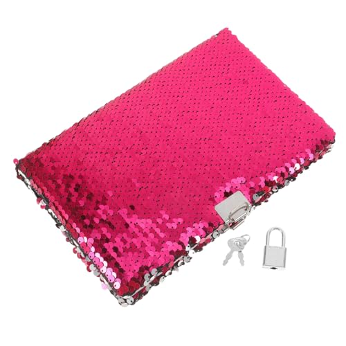 CONGARTENO Wendepaillette Tagebuch mit Schloss für Mädchen Notizbuch mit Zahlenschloss Kreatives Tagebuch für liniertes Papier Privates Journal für Schule Schreiben und Persönliche von CONGARTENO