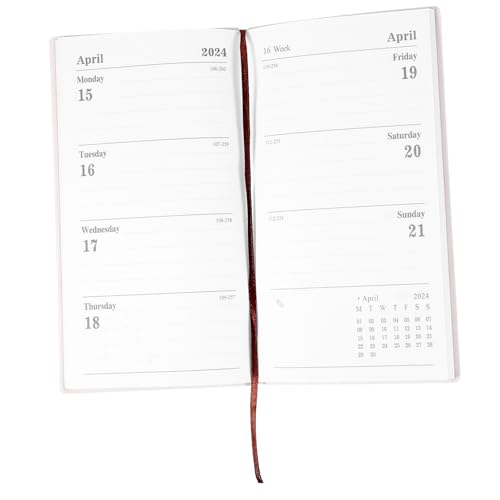 CONGARTENO Wochenplaner Notizbuch Marmoroptik Tage Zeitmanagement Tages und Wochenplaner Notizblock Tragbarer Büro und Studienplaner für Lehrer und Studenten von CONGARTENO