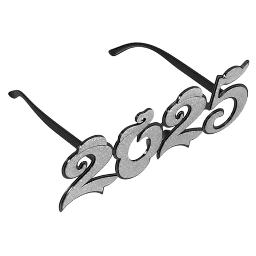 CONGARTENO Year Partybrille aus Robustem Pc Material Leichte Kompakte Silvester Eyewear mit Auffälligem Zahlen Design als Foto und Partydekoration für Neujahrsfeiern CONGARTENO Year Partybrille aus Robustem Pc Material Leichte Kompakte Silvester Eyewear mit Auffälligem Zahlen Design als Foto und Partydekoration für Neujahrsfeiern von CONGARTENO