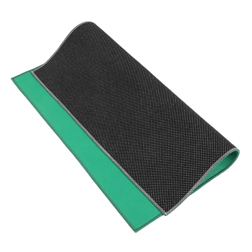 CONGARTENO rutschfeste Mahjong Tischmatte Grün Dicke Geräuschreduzierende Spielmatte für Mahjong Poker Brettspiele Dominos Handgeriebene Tischdecke für Zuhause von CONGARTENO