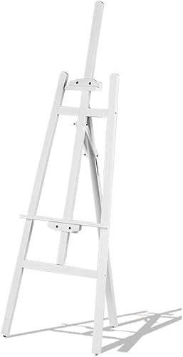 CONGRUI 1,5 m Studio-Staffelei, dreieckige Massivholz-Staffelei, verstellbarer Ständer für den Außenbereich, einfach zu montieren (A,55 x 86 x 150 cm) von CONGRUI