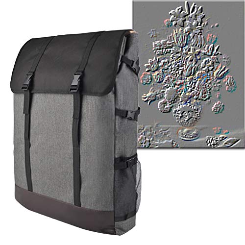 CONGRUI 4K Leinwand tragbare Skizze Maltafel Tasche Kunstbedarf für Künstler 68 x 57 cm (Grau) von CONGRUI