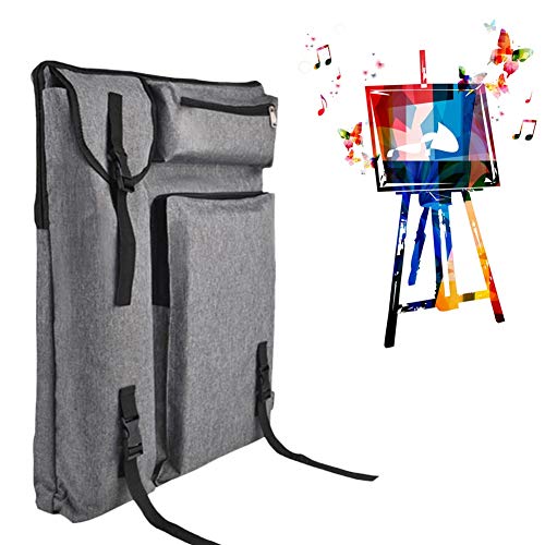 CONGRUI 4K Schultertasche aus Segeltuch, Tasche für technische Zeichenbretter, große Kapazität, Tragetasche für Zeichenbrett (grau) von CONGRUI