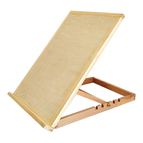 CONGRUI 8K Staffelei Holz Zeichenbrett Staffelei Integrierte Skizze Desktop Desktop Faltbares Malregal Maltafel (8K Staffelei) von CONGRUI