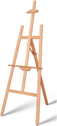 CONGRUI A-Rahmen-Staffelei, professionelle Holzstaffelei für Hochzeitsschilder, Poster, stabile Studio-Staffelei zum Malen, Skizzieren von CONGRUI