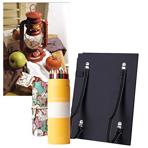 CONGRUI Been Bag Zeichenbrett, Tragetasche, schwarze Maltafel-Tasche zum Tragen von Papieren und Werkzeugen (Zeichenbrett-Set, 6K) von CONGRUI