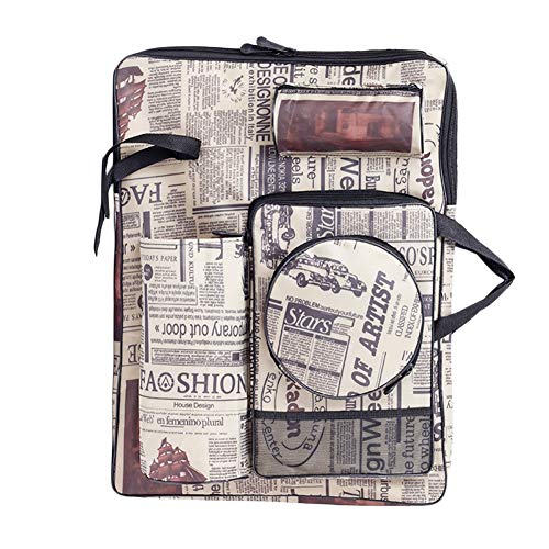 CONGRUI Beige Zeitungsmuster Skizze Zeichnen Tasche Leinwand Professionelle Kunst Regendicht Tuch Zeichenbrett Paket 64 x 49 cm CONGRUI Beige Zeitungsmuster Skizze Zeichnen Tasche Leinwand Professionelle Kunst Regendicht Tuch Zeichenbrett Paket 64 x 49 cm von CONGRUI