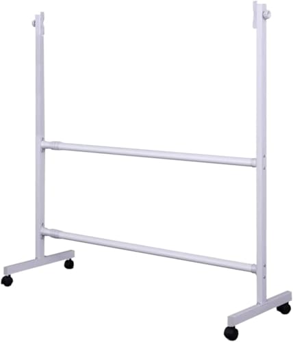 CONGRUI Beweglicher Whiteboard-Ständer, rollbar, trocken abwischbar, Staffelei, Räder, Büro, Klassenzimmer, Zuhause von CONGRUI