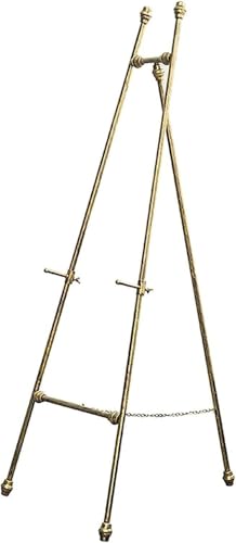 CONGRUI Bodenstehende Metall-Staffelei, höhenverstellbar, Posterhalter, Ausstellung, Dekoration für den Außenbereich (150 cm) von CONGRUI