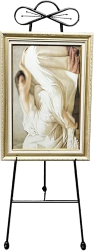 CONGRUI Display-Staffelei, Posterhalter, zusammenklappbare Malstaffelei, höhenverstellbares Staffelei für Hochzeit, Party und Bankett, 145 cm hoch, Gold/Schwarz/Weiß CONGRUI Display-Staffelei, Posterhalter, zusammenklappbare Malstaffelei, höhenverstellbares Staffelei für Hochzeit, Party und Bankett, 145 cm hoch, Gold/Schwarz/Weiß von CONGRUI