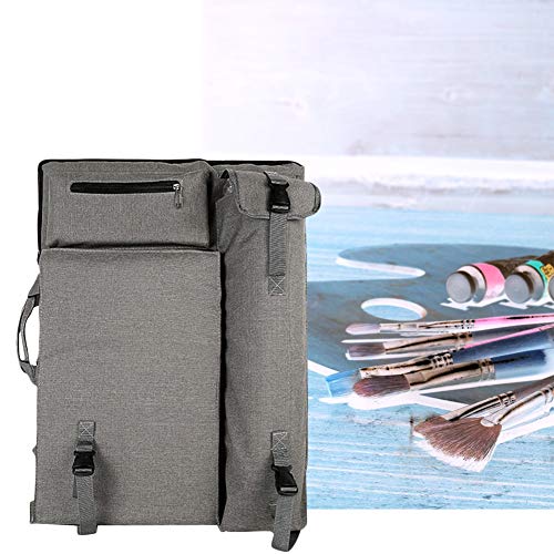 CONGRUI Graues Leinwand-Malset, Reißverschluss, Kunsttasche, Zeichenbrett, Künstler, große Kapazität CONGRUI Graues Leinwand-Malset, Reißverschluss, Kunsttasche, Zeichenbrett, Künstler, große Kapazität von CONGRUI
