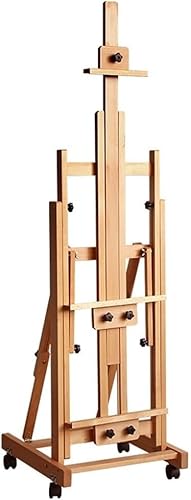 CONGRUI Große Holzstaffelei, Stütze für Kunststudenten, flach und verwendbar, Zeichenbrett, Skizze, Ölgemälde (Holzfarbe) von CONGRUI
