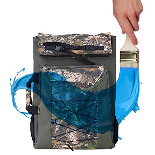 CONGRUI Große Kapazität, 4K-Skizze, multifunktionale Kunsttasche, dickes Segeltuch, wasserdichte Aufbewahrungstasche (grün) von CONGRUI