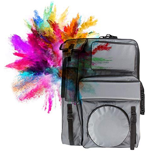 CONGRUI Große Kapazität Kunsttasche für Zeichenbrett Malset Zeichenbrett Aufbewahrung Datei Tasche (Grau) von CONGRUI