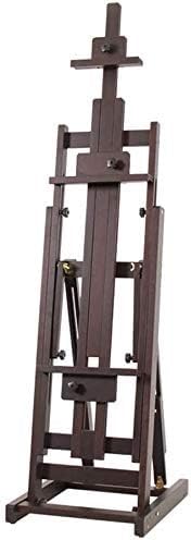 CONGRUI Große Staffeleien, Boden-Display, Malständer aus Holz, große multifunktionale professionelle Studio-Staffelei, Indoor-Leinwand-Werbeständer, Malständer (schwarz, ohne Rad) von CONGRUI