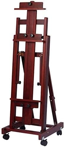 CONGRUI Holzboden-Staffelei mit Rädern, Canvas-Präsentationsständer, großes Regal, Beruf, Studio, Staffelei, Innenbereich, Leinwand mit Rad CONGRUI Holzboden-Staffelei mit Rädern, Canvas-Präsentationsständer, großes Regal, Beruf, Studio, Staffelei, Innenbereich, Leinwand mit Rad von CONGRUI