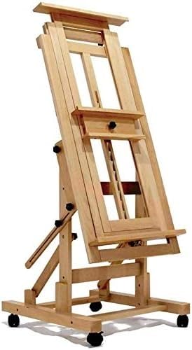 CONGRUI Holzboden-Staffelei mit Rädern, Malständer, Staffelei, groß, multifunktional, professionelle Studio-Staffelei, Innenbereich, Leinwand, Werbeständer mit Rad CONGRUI Holzboden-Staffelei mit Rädern, Malständer, Staffelei, groß, multifunktional, professionelle Studio-Staffelei, Innenbereich, Leinwand, Werbeständer mit Rad von CONGRUI