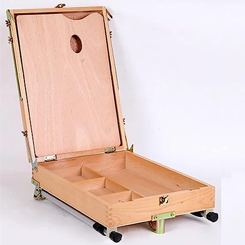 CONGRUI Holzstaffelei, tragbar, zusammenklappbar, zum Zeichnen, Ölfarben, Aluminiumlegierung, Skizzen, Malen, Staffelei für Künstler, Kunstbedarf CONGRUI Holzstaffelei, tragbar, zusammenklappbar, zum Zeichnen, Ölfarben, Aluminiumlegierung, Skizzen, Malen, Staffelei für Künstler, Kunstbedarf von CONGRUI
