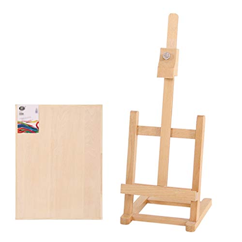 CONGRUI Künstler-Staffelei, Ständer, Holzboden, Staffelei, Kunst, Beruf, Zeichenbrett, Skizzieren, Malen (Staffelei + 8K-Zeichenbrett) von CONGRUI