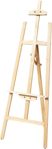 CONGRUI Kunststaffelei Ständer zum Malen, A-Rahmen, Holzstaffelei, tragbare und faltbare Staffelei, Stativ-Staffelei, höhenverstellbar, zum Malen oder Zeichnen (B) von CONGRUI
