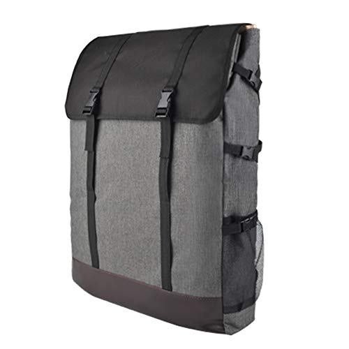 CONGRUI Kunsttasche für Zeichenbrett, Malset, Reise-Skizzentasche für Skizzierwerkzeuge, Leinwand, Malerei, Kunstbedarf für Künstler (Grau-Schwarz) von CONGRUI