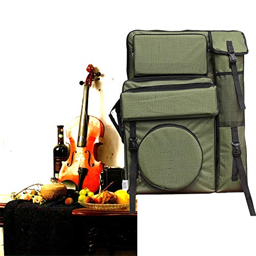 CONGRUI Malen für den Innen- und Außenbereich, ideal für Leinwand, tragbar, Einzelrückseite, doppelte Rückseite, Zeichenbrett-Tasche (grün) von CONGRUI