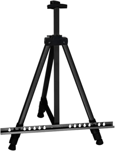CONGRUI Malstaffelei, faltbar, verdicktes Metall, höhenverstellbar, 1,6 m, Schwarz CONGRUI Malstaffelei, faltbar, verdicktes Metall, höhenverstellbar, 1,6 m, Schwarz von CONGRUI