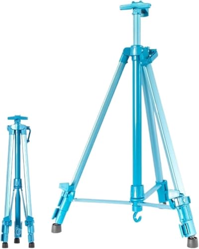 CONGRUI Malstaffelei, tragbar, faltbar, höhenverstellbar, 155 cm (blau) von CONGRUI