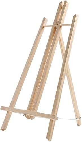 CONGRUI Massivholz-Staffelei, Dreibeinstativ, faltbar, für Skizzen, Ausstellungstisch, tragbar, Malerregal (M) von CONGRUI