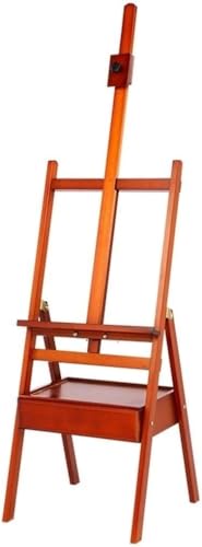 CONGRUI Multifunktions-Staffelei, Schubladen-Staffelei, Ausstellungsständer, mehrfarbige Holzstaffelei, für Erwachsene und Kinder, für Leinwand bis zu 100 cm (C) von CONGRUI