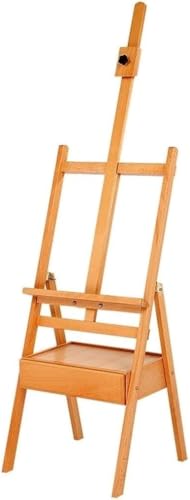 CONGRUI Multifunktions-Staffelei, Schubladen-Staffelei, Ausstellungsständer, mehrfarbige Holzstaffelei, für Erwachsene und Kinder, für Leinwand bis zu 100 cm (mehrfarbig) von CONGRUI