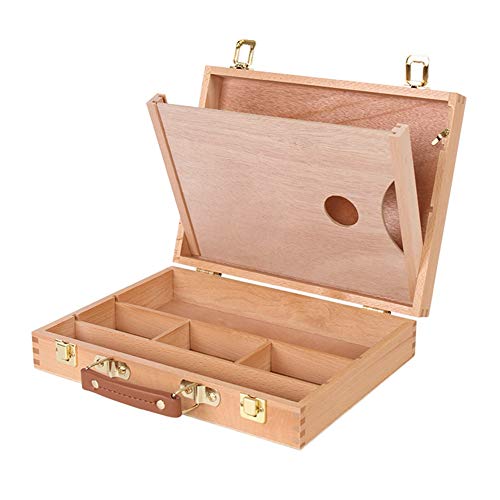 CONGRUI Ölfarbe Koffer Künstler Holz Tisch Box Staffelei Malerei Box Tragbare Desktop Skizze Malerei Hardware Kunstbedarf CONGRUI Ölfarbe Koffer Künstler Holz Tisch Box Staffelei Malerei Box Tragbare Desktop Skizze Malerei Hardware Kunstbedarf von CONGRUI