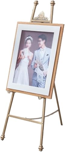 CONGRUI Poster-Halter, Ausstellungs-Staffelei für Hochzeit, stabile Metall-Klappstaffelei zum Malen, Skizzieren, 120 cm/150 cm hoch (B,150 cm) von CONGRUI