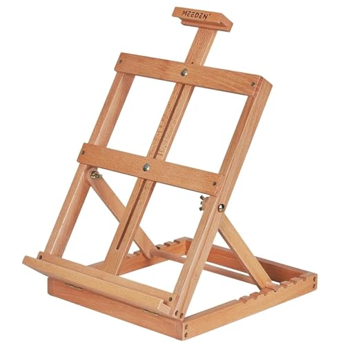CONGRUI Robuste Tisch-Staffelei mit H-Rahmen, massives Buchenholz, verstellbar, für Künstler, Anfänger und Jugendliche, hält Leinwandkunst bis zu 58,4 cm hoch CONGRUI Robuste Tisch-Staffelei mit H-Rahmen, massives Buchenholz, verstellbar, für Künstler, Anfänger und Jugendliche, hält Leinwandkunst bis zu 58,4 cm hoch von CONGRUI