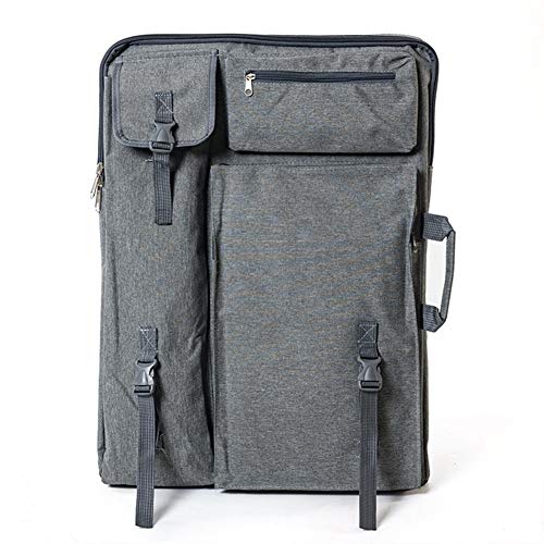 CONGRUI Rucksack Artboard Tasche 4K Erwachsene Staffelei Tasche Kunst Skizze Tasche Wasserdicht Langlebig 66 x 50 cm (Grau) von CONGRUI