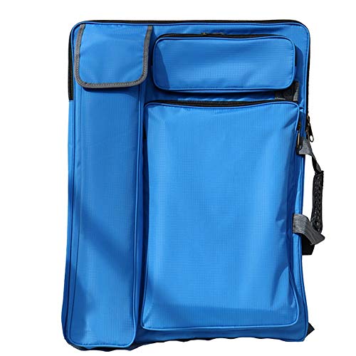 CONGRUI Rucksack Artboard Tasche Kunsthandwerk Skizzenbrett Paket feuchtigkeitsbeständig wasserdicht 50 x 66 cm (Blau) von CONGRUI