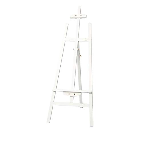 CONGRUI Staffelei, Malregal, Aktivitätsständer, professionelle Staffelei, elegant, vielseitig, Tisch, Poster, Tafel usw., Tischplatte aus Massivholz (weiß) von CONGRUI