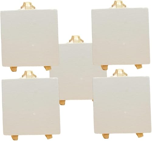 CONGRUI Staffelei-Set, 5-teilig, faltbar, aus Holz, Kunst-Display, perfekt von CONGRUI