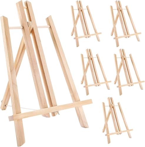 CONGRUI Staffelei aus Holz, 6 Packungen, Ausstellungsstaffelei, Kunst, Malerei, Staffelei, Künstler, Erwachsene, Studenten, Klassenzimmer CONGRUI Staffelei aus Holz, 6 Packungen, Ausstellungsstaffelei, Kunst, Malerei, Staffelei, Künstler, Erwachsene, Studenten, Klassenzimmer von CONGRUI
