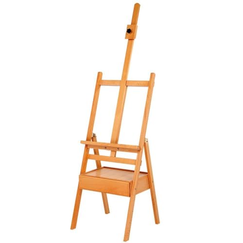 CONGRUI Staffelei für Bilderrahmen, Staffelei, Ständer, Skizze, faltbar, Künstler, Kunst, professioneller Präsentationsständer (Holzfarbe, Staffelei) von CONGRUI