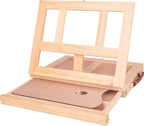 CONGRUI Staffelei für Künstler, Malerei, Holz, Schreibtischschublade, tragbar, verschiedene Medien CONGRUI Staffelei für Künstler, Malerei, Holz, Schreibtischschublade, tragbar, verschiedene Medien von CONGRUI