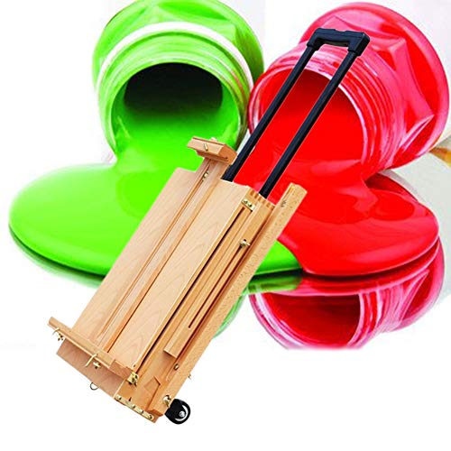 CONGRUI Staffelei für Künstler, Reisetrolley, tragbare Bilderbox, Deluxe-Standstaffelei CONGRUI Staffelei für Künstler, Reisetrolley, tragbare Bilderbox, Deluxe-Standstaffelei von CONGRUI