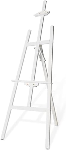CONGRUI Staffelei für Künstler, Staffelei mit A-Rahmen, Holzstaffelei, faltbar, tragbar, zum Malen, Zeichnen und Ausstellen, einfache Montage, Weiß, 175 cm CONGRUI Staffelei für Künstler, Staffelei mit A-Rahmen, Holzstaffelei, faltbar, tragbar, zum Malen, Zeichnen und Ausstellen, einfache Montage, Weiß, 175 cm von CONGRUI