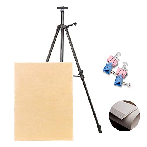 CONGRUI Staffelei für Kunstberuf, Staffelei für Display, Zeichenbrett, Künstler, Aluminiumlegierung, Schwarz CONGRUI Staffelei für Kunstberuf, Staffelei für Display, Zeichenbrett, Künstler, Aluminiumlegierung, Schwarz von CONGRUI